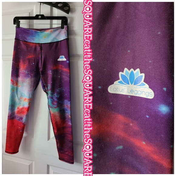 Lotus leggings & old navy top BUNDLE galaxy space universe outerspace sky clouds - Picture 4 of 10